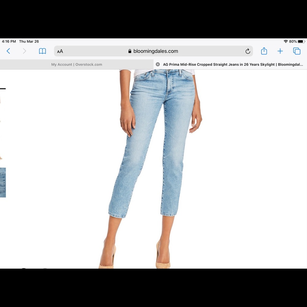 AG brand new prima mid rise